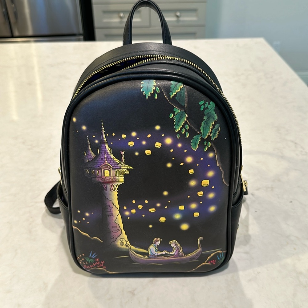 Light up Tangled loungefly backpack